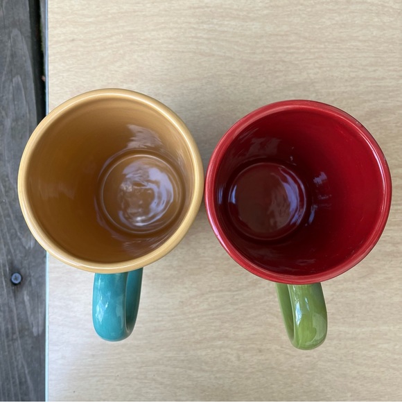 Certified International 2 Tunisian Sunset Multicolored Mugs By Sue Zipkin - Picture 6 of 12